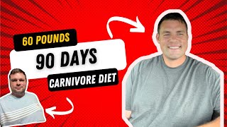 How I Lost 60 Pounds in 90 Days on the Carnivore Diet  My Transformation Revealed [upl. by Annait]