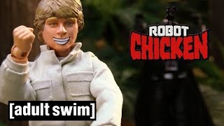 8 Classic Luke Skywalker Moments  Robot Chicken Star Wars  Adult Swim [upl. by Damicke]