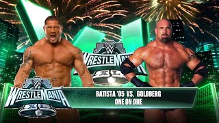 WWE 2K24 BATISTA VS GOLDBERG [upl. by Eittod694]