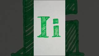 Alphabet Font Letter Ii  Font Letters shorts satisfying satisfyingvideo trendingvideo [upl. by Kinghorn]