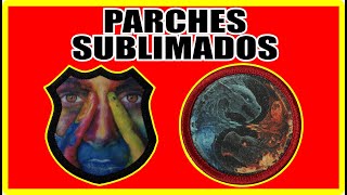 Como hacer parches Sublimados  Como usar bordes Merrow  How make Sublimation patches [upl. by Eugenio]