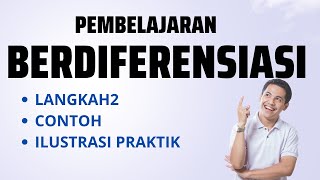 Teori Contoh dan Ilustrasi Strategi Pembelajaran berdiferensiasi Dalam Kurikulum merdeka [upl. by Isayg]