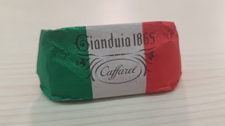 Gianduja 1865 Caffarel Hazelnut Milk Chocolate Unboxing 2020 [upl. by Airlie]