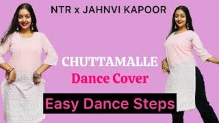 Chuttamalle  Dance Cover  Devara  NTR  Jahnvi Kapoor  Trending  Easy Dance Steps  New song [upl. by Reine]