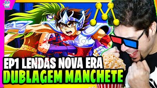 CAVALEIROS do ZODIACO DUBLAGEM MANCHETE EP 1 As Lendas de uma NOVA ERA REACT  Ainda é bom  NGF [upl. by Leunam]