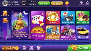 teen patti real cash game l new teen patti game l teen patti game online l teen patti real cash game [upl. by Nodababus]