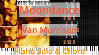 🎹Solo amp Chord Moondance Van Morrison Synthesia Piano [upl. by Whiney]