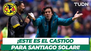 ¡Ya se sabe la SANCIÓN que recibió Santiago Solari por invadir el campo  TUDN [upl. by Daraj]