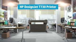 HP Designjet T730 ePrinter [upl. by Platon]