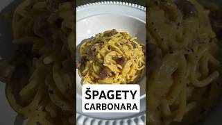 Extra krémové špagety carbonara Ty musíte vyzkoušet Recept na Rohlikcz 😉 carbonara pasta food [upl. by Annaes]