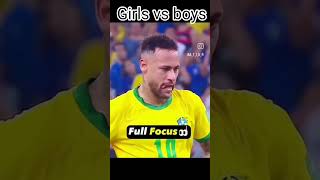 Girls vs boys football penalty 💯💯 [upl. by Janel571]