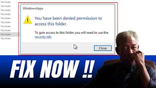 You have been denied permission to access this folder  Fixed 2022 [upl. by Jezrdna736]