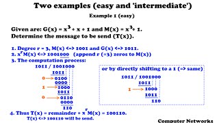 Cyclic Redundancy Check  incl Examples and StepByStep Guide  Computer Networks [upl. by Leslie]