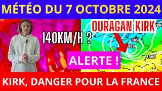 Météo du 7 Octobre 2024  OURAGAN KIRK ALERTE TEMPÊTE ET INONDATIONS [upl. by Lea146]