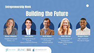 Building the Future  Entrepreneurship Week at KenanFlagler [upl. by Kahaleel]