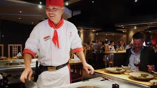 Highlights from a visit to Benihana in London UK [upl. by Dez]