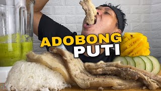 ADOBONG PUTI NA LIEMPO MUKBANG ASMR [upl. by Ailegnave]