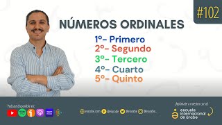 Los números ordinales en Árabe Estándar  Clásico 1ªParte 102 [upl. by Egoreg]