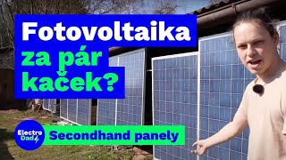 Fotovoltaika za pár kaček ze secondhandových panelů  Electro Dad  367 [upl. by Karlen]