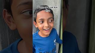 Boom ne kiya kar diya trending youtube youtubeshorts diwalispecial diwalimemes [upl. by Oirifrop849]