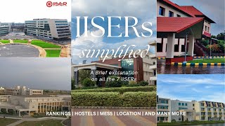 IISERs Simplified  A brief review on all the IISERs  Rankings Hostel Mess Location etc [upl. by Nath770]