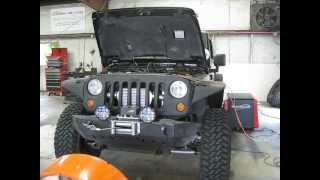 RIPP Supercharged 2010 Wrangler JK 225HP 280ftlbs of Torque Dyna Pack Dyno [upl. by Bouchier]