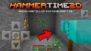 HAMMER MOD PARA MINECRAFT PE 121  Addon de Martillo 3x3 Minecraft Bedrock [upl. by Oeak525]