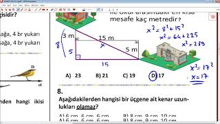 8 Sınıf Matematik Uygulamaları 2 Dönem 2 Yazılı Soru Ve Açıklamalı Çözümleri [upl. by Kampmeier]