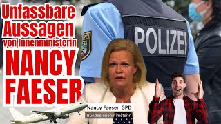 Unfassbare Aussagen von Innenministerin Nancy Faeser [upl. by Biagi284]