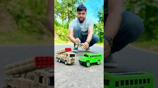 RC Military Truck and RC School bus testing [upl. by Munford]