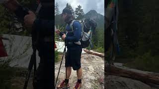 Wild blue lakes behind Mount Brunswick Howe Sound Crest Trail [upl. by Anivad]