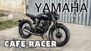 CUSTOM  CAFE RACER  YAMAHA YTX 125  LA GARAHE MOTORCYCLES ⚡️ [upl. by Anneuq412]