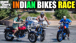 GTA 5  INDIAN BIKES VERY DANGEROUS DRAG RACE ON HIGHWAY OMG 2024 [upl. by Christos]