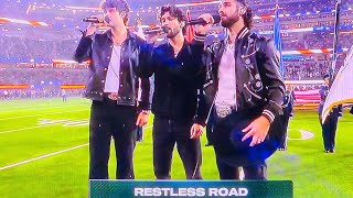 RESTLESS ROAD  NATIONAL ANTHEM VETERANS DAY  MIAMI DOLPHINS VS RAMS  NFL  NOVEMBER 11 2024 [upl. by Aalst]