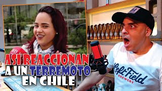 🚨ASI REACCIONAN ANTE UN TERREMOTO EN CHILE  REACCION de ARGENTINO en su BAR🍻 [upl. by Bendicty221]