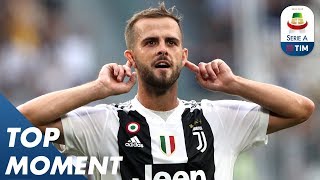 Superb Pjanic Strike  Juventus 20 Lazio  Top Moment  Serie A [upl. by Jacobba]