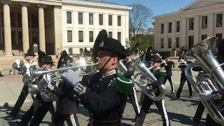 HMKG 2017  MarsjMarsjFarvel Til En Slavisk Kvinne  20170505 Vaktparade [upl. by Emerick776]