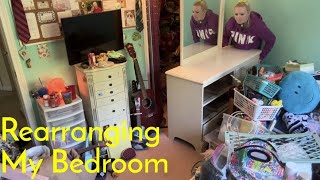 RearrangingCleaning My Room VlogTimelapse [upl. by Llenrrad]