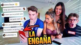 REVISÉ EL WHATSAPP DEL NERD Y DESCUBRÍ ESTA CONVERSACIÓN  engaña a su crush Exi [upl. by Akcimat]