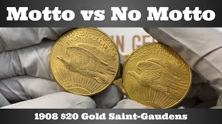 Motto vs No Motto  Whats the Difference 1908 20 Gold SaintGaudens [upl. by Glovsky]