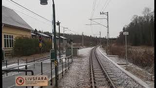 Österskär  Östra station dec 2017 [upl. by Sidalg]