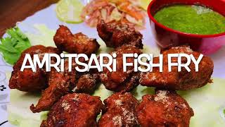 Amritsari Fish Tikka  Fish Fry  Fish Kebab  Tandoori Fish fry  Easy recipe to make Fish tikka [upl. by Ardnassak868]