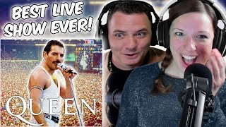 AN INCREDIBLE PERFORMANCE FIRST TIME REACTING Queen Live Aid [upl. by Radman417]