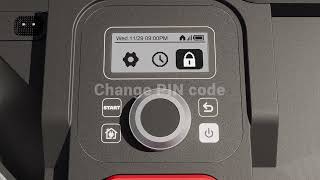 WORX Landroid Vision 9 LCD setting instruction [upl. by Kreit]