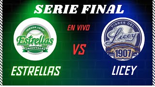 Estrellas Orientales VS Tigres del Licey en VIVO Serie Final  20232024 LIDOM Pelota Invernal [upl. by Eelarol]