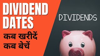 Dividend Dates Explained  How to Get Dividends on Stocks [upl. by Chickie400]