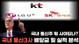 SK텔레콤 KT LG유플러스 배당금 전망 국내 통신 3사 배당금 정 [upl. by Elahcar]