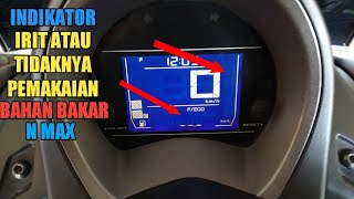 Cara Kerja Fuel Eco Nmax Dan Arti Indikator Spedometer Nmax [upl. by Nnawaj851]