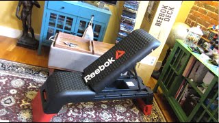 Reebok Aerobic Deck  Close Up Views  Stepper and Fitness Bench Review [upl. by Gentes346]