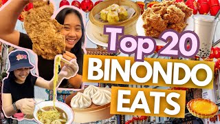 2024 Binondo Food Guide 20 MustTry Eats in 24 Hours w Prices• Manila Chinatown Street Food Trip [upl. by Aihsikal255]